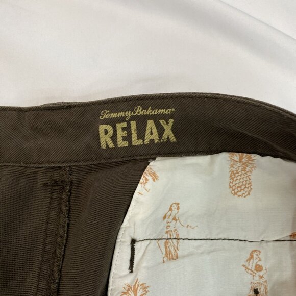 Tommy Bahama Cargo Relax Shorts Men's 38 Brown Tencel Lyocell Blend - Picture 6 of 9